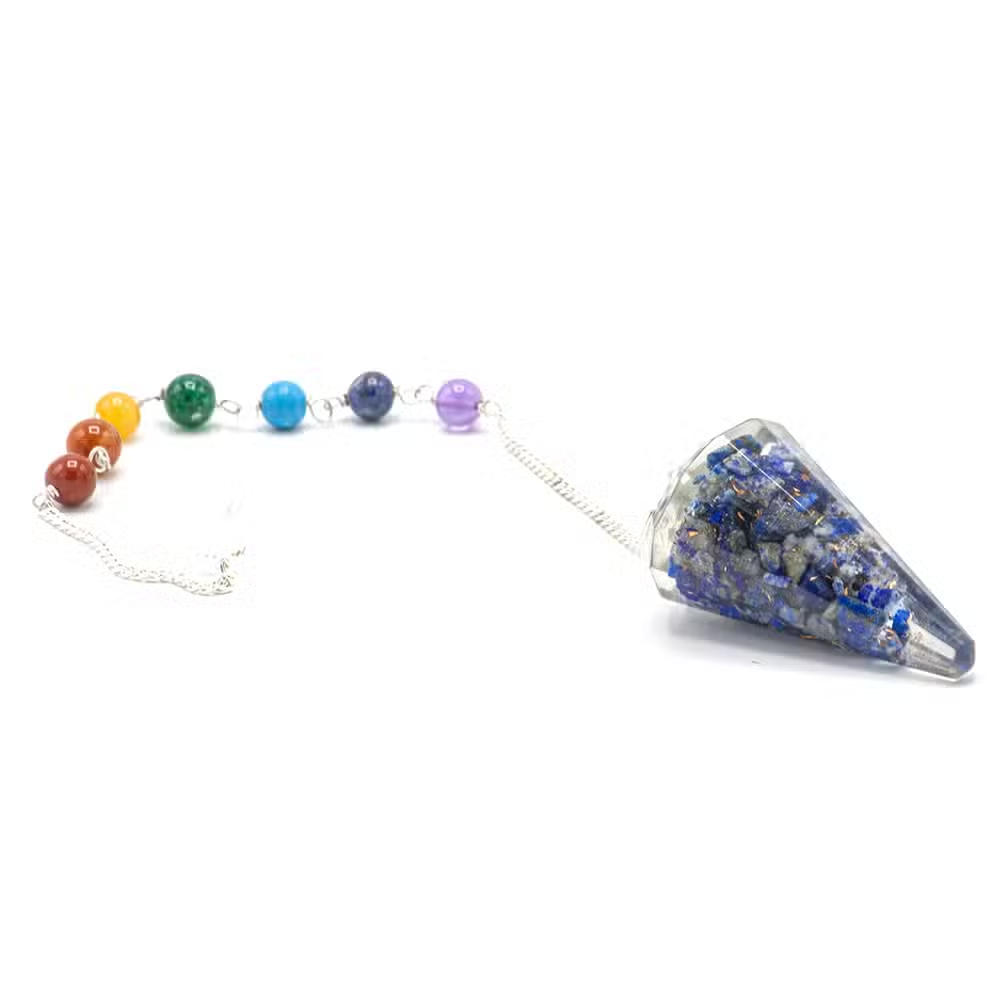 Orgoniet Power Chakra Pendel – Lapis Lazuli