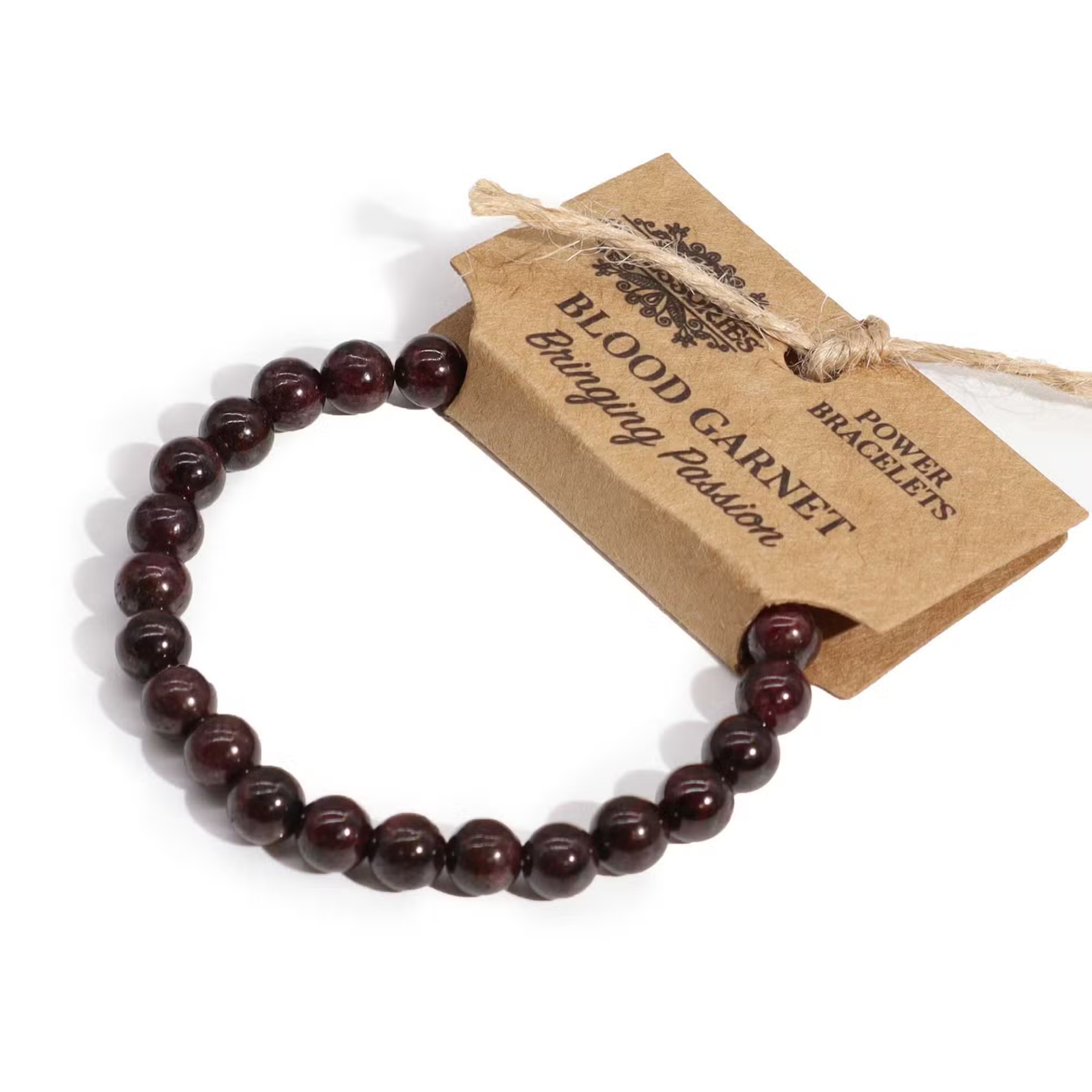 Power Armband Granaat (Blood Garnet) – Passie & Energie