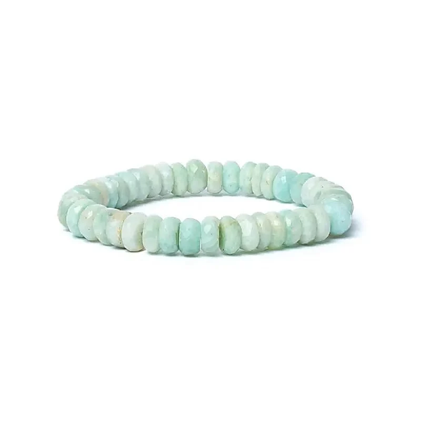 Amazoniet armband facet – AA kwaliteit 6 mm en 8 mm