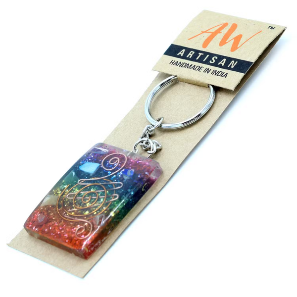 Orgoniet Krachtige sleutelhanger – Bescherming Thuis - Koper & Chakra