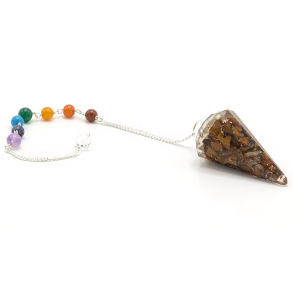 Orgoniet Power Chakra Pendel – Tijgeroog