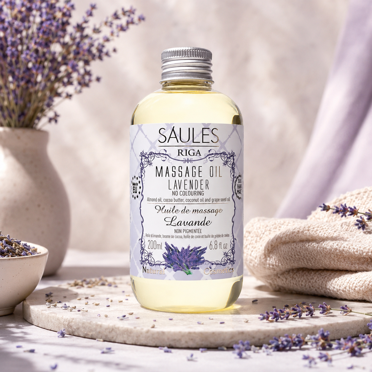 Natuurlijke massageolie: Lavendel