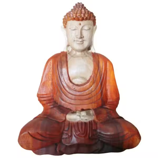 Handgesneden Boeddha Beeld 30 cm – Hand Down