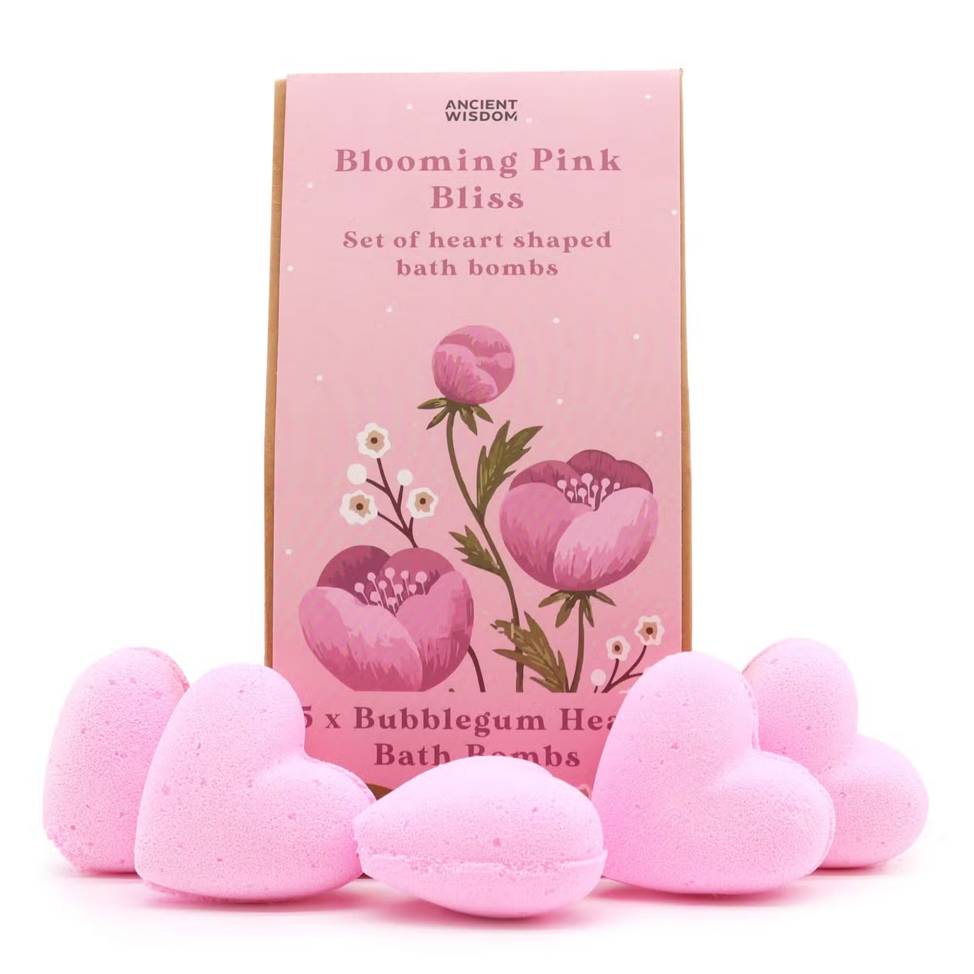 💖 Blooming Pink Bliss Bath Heart Kado Set