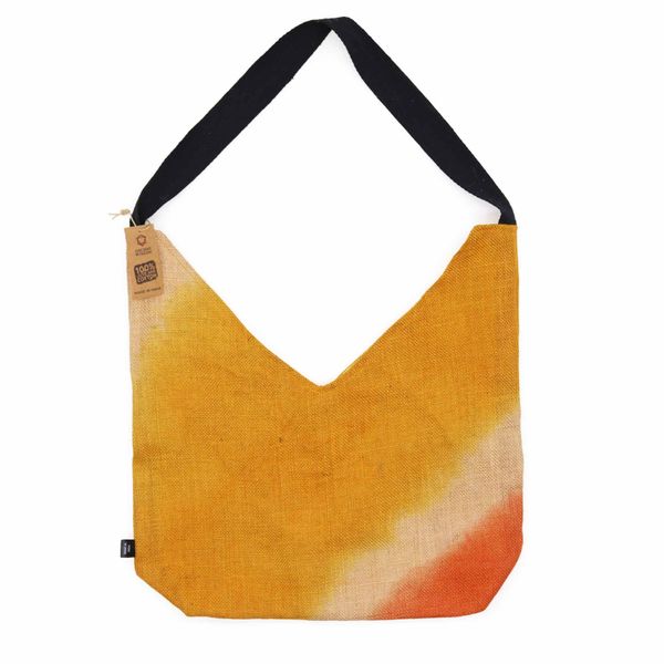 Soft Blend Shoulder Tote Bag – Warm Okergeel 🧡