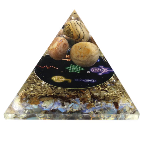 Orgoniet Piramide Midnight Reiki – 70 mm