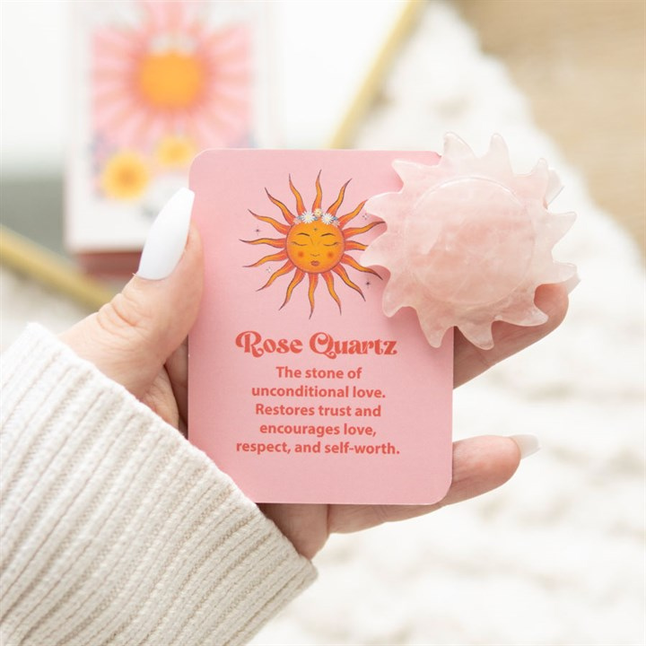 Rozenkwarts zon in geschenkdoos – Celestial Dreams