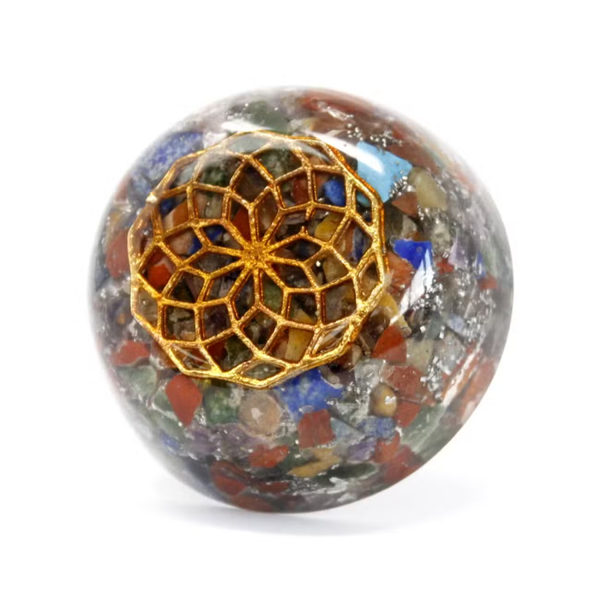 Orgoniet Desk Power Pack – Multi Stone Dome