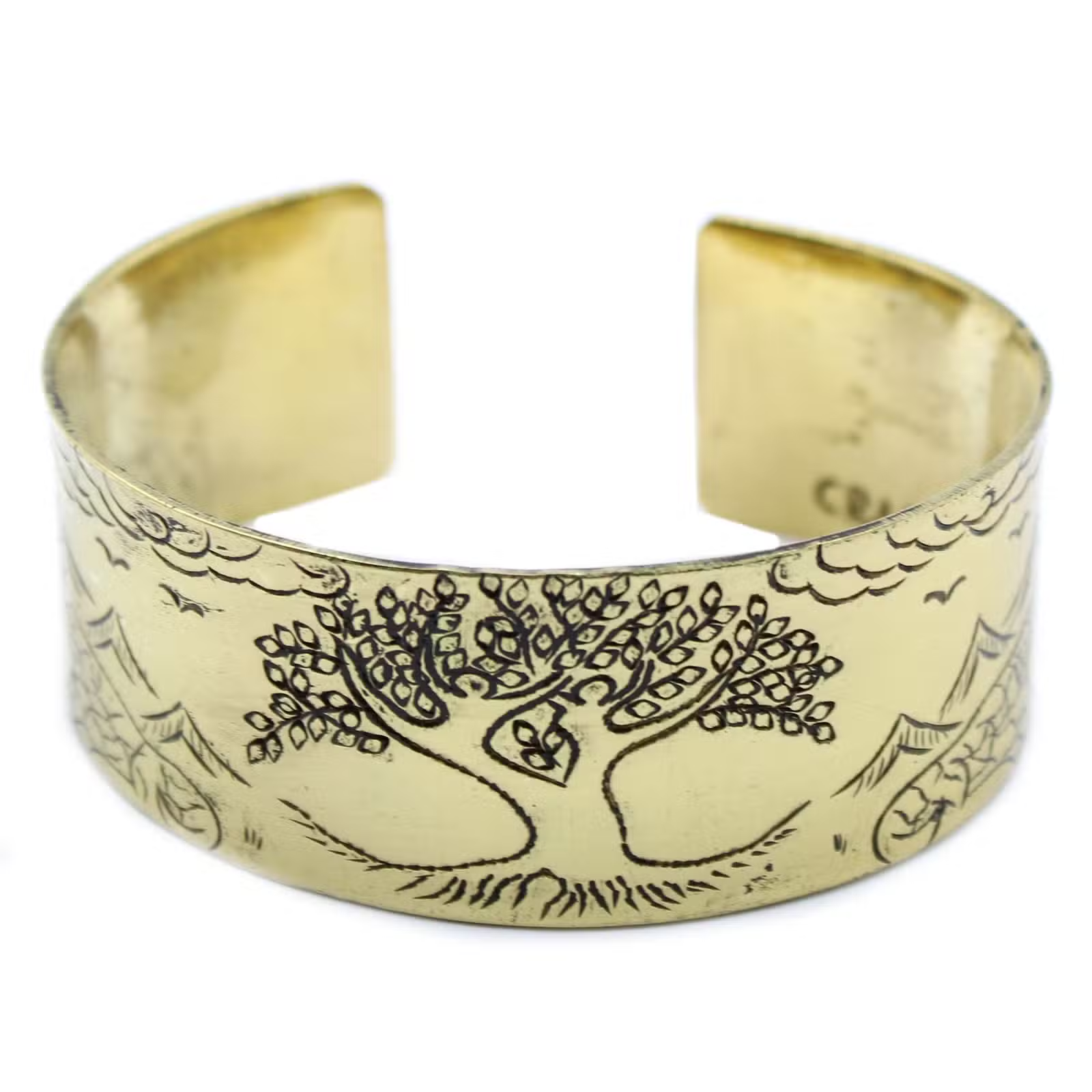Messing Tibetaanse Mantra Armband - Tree of life