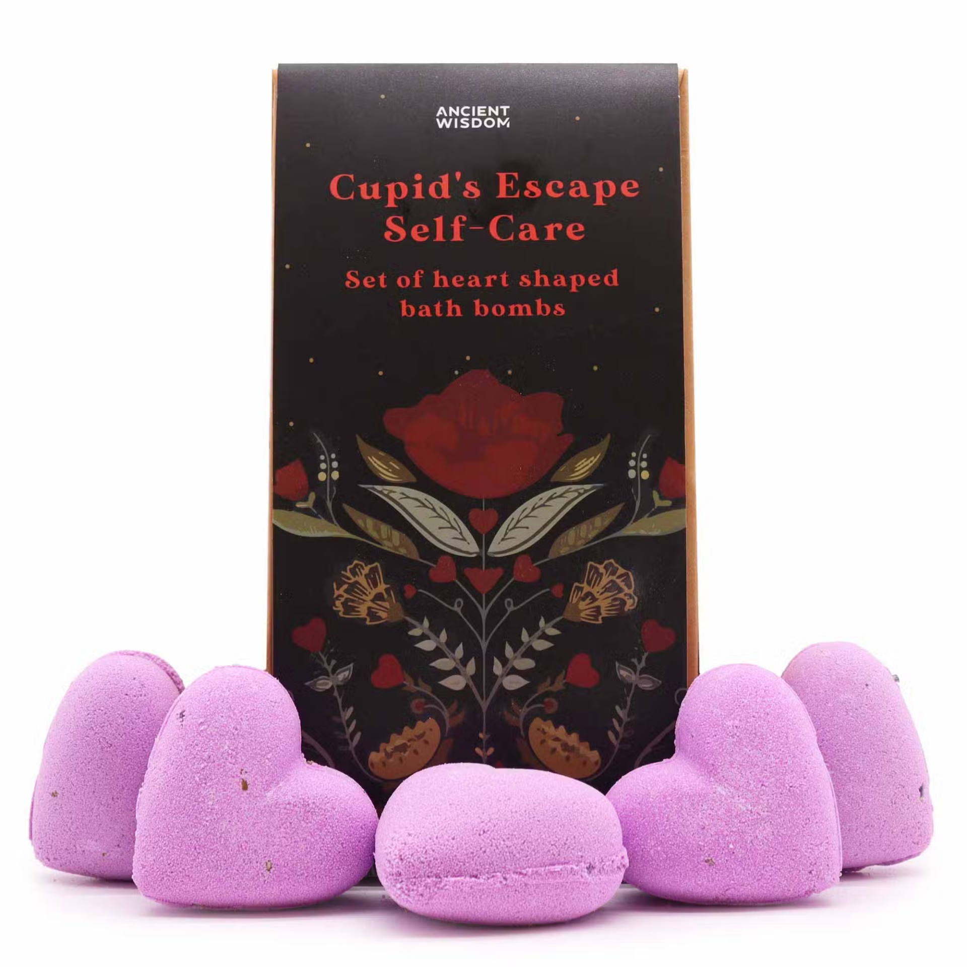 💜 Cupids Escape Self Care Bath Heart Gift Set