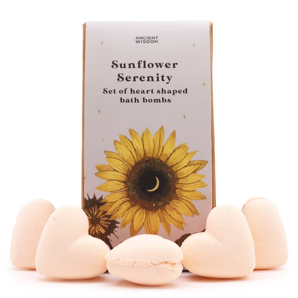 🌻 Sunflower Serenity Bath Heart Gift Set
