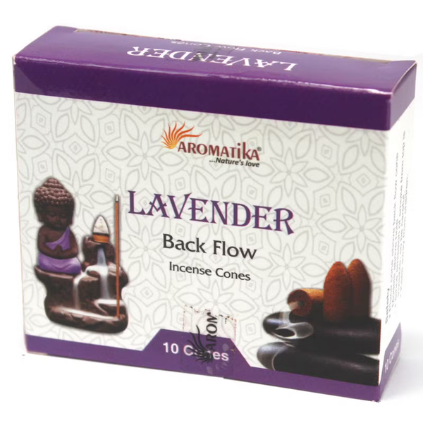 Aromatische Backflow Wierrook Kegeltjes – Lavendel 🌸