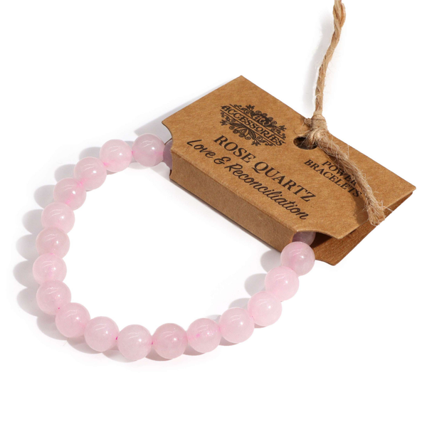 Power Armband Rozenkwarts – Liefde & Zachtheid