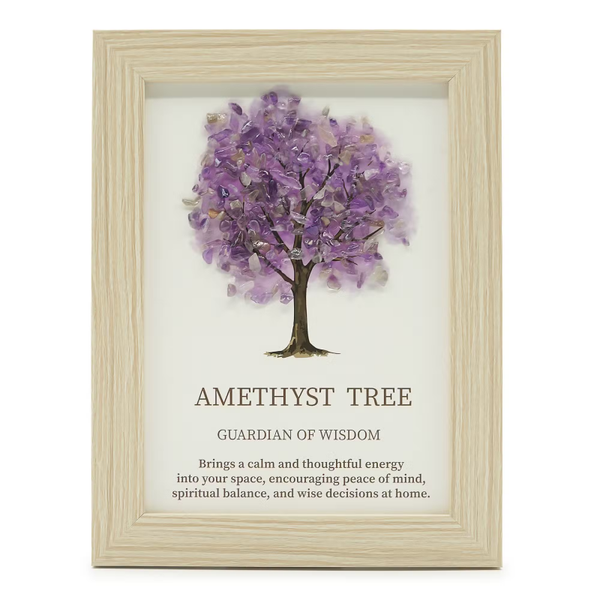 Edelsteen Schilderij Levensboom – Amethist