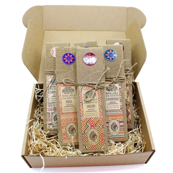 Rituele Hars Wierook op een stokje – Starter Set No.1 🌿✨