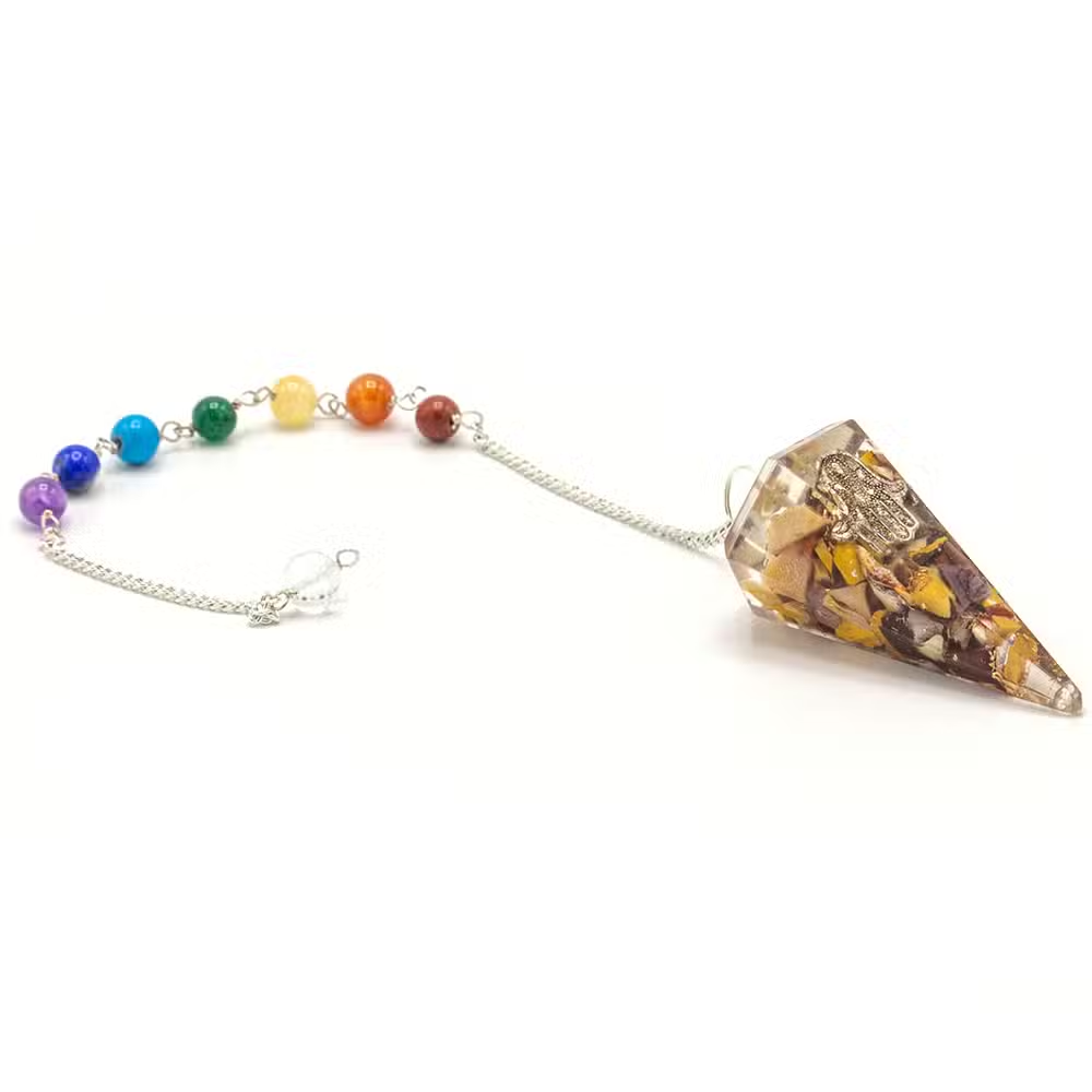 Orgonete Power Chakra Pendel – Hamsa