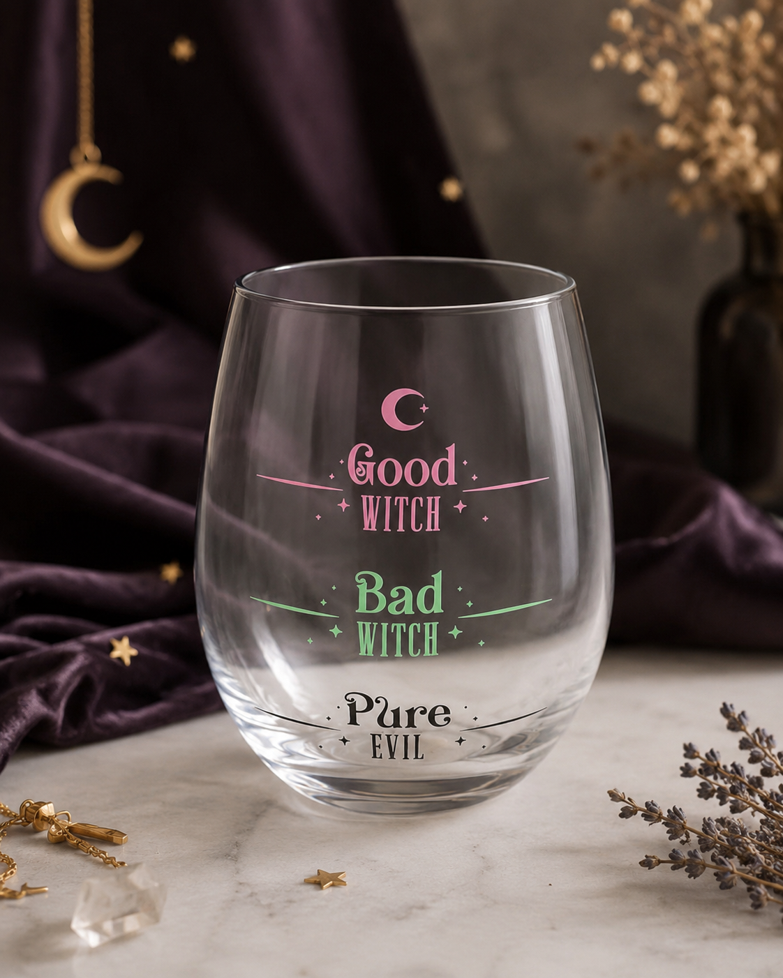Good Witch, Bad Witch stemless glas – 500 ml