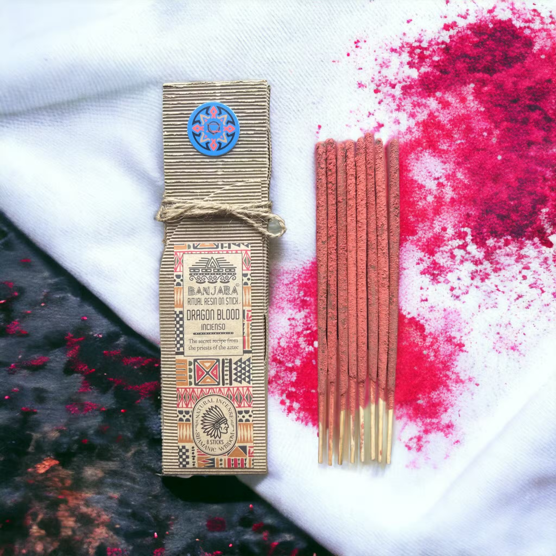 Rituele Hars Wierook op een stokje – Dragon’s Blood 🐉🔥