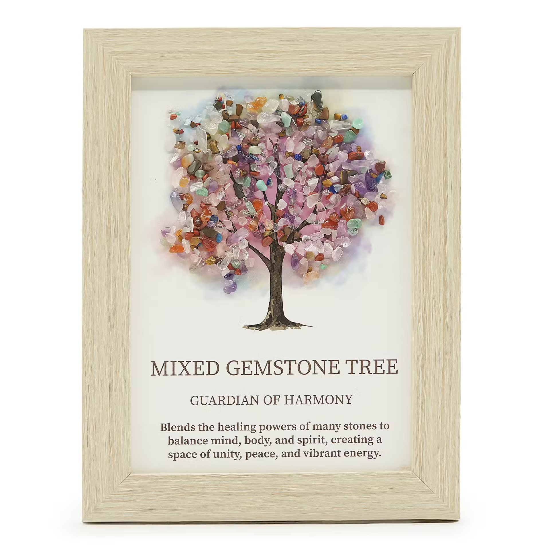 Edelsteen Schilderij Levensboom – Multi