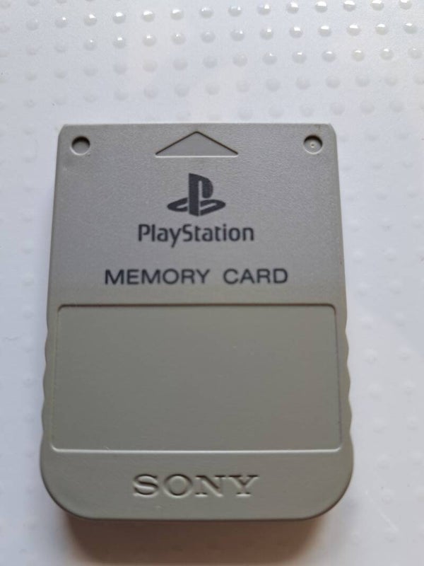 Playstation 1 memory card