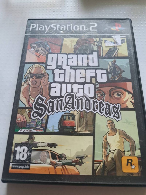 Playstation 2 grand theft auto sanandreas