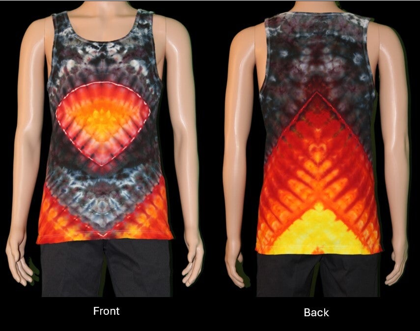 Goodfellow - Large A-frame T-Shirt - Inferno