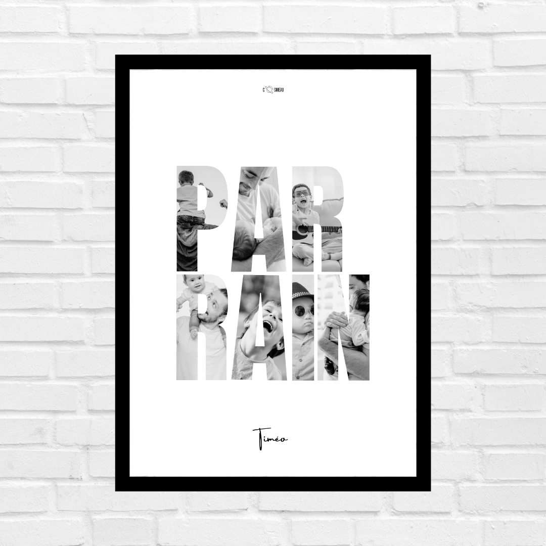 AFFICHE PARRAIN PHOTOS