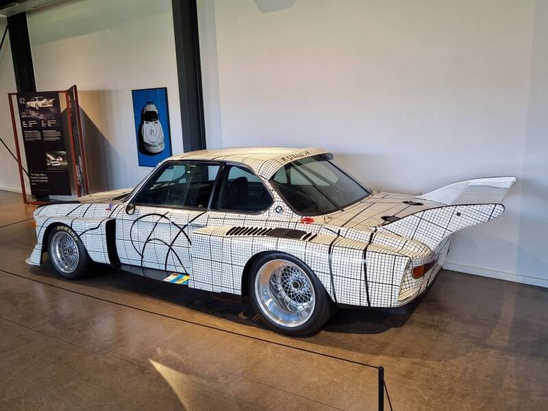 BMW Art car exhibition  Classic Car House Danmark