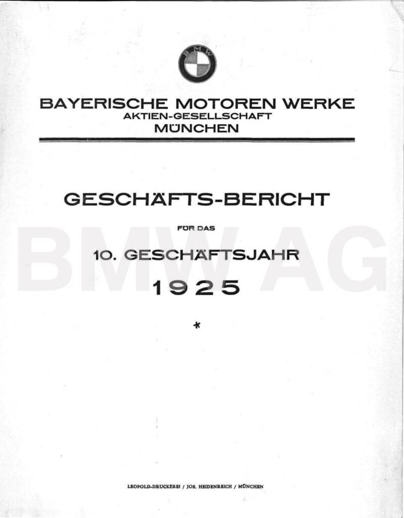 BMW geschäftsbericht annual report