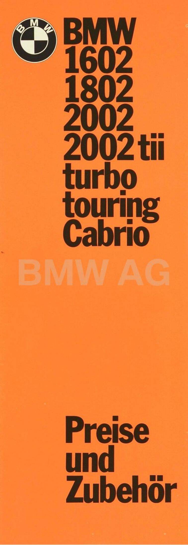 BMW Pricelist 2002 turbo