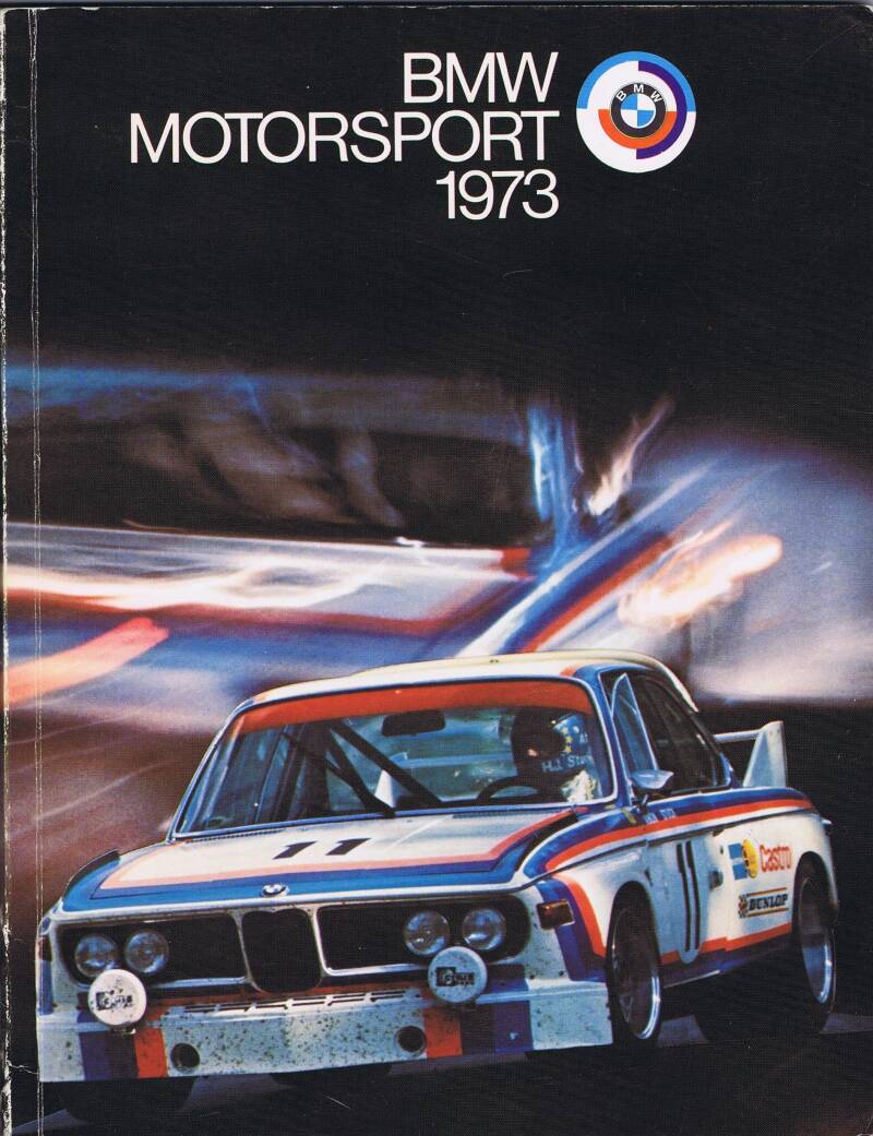 BMW brochure presskit presse Motorsport