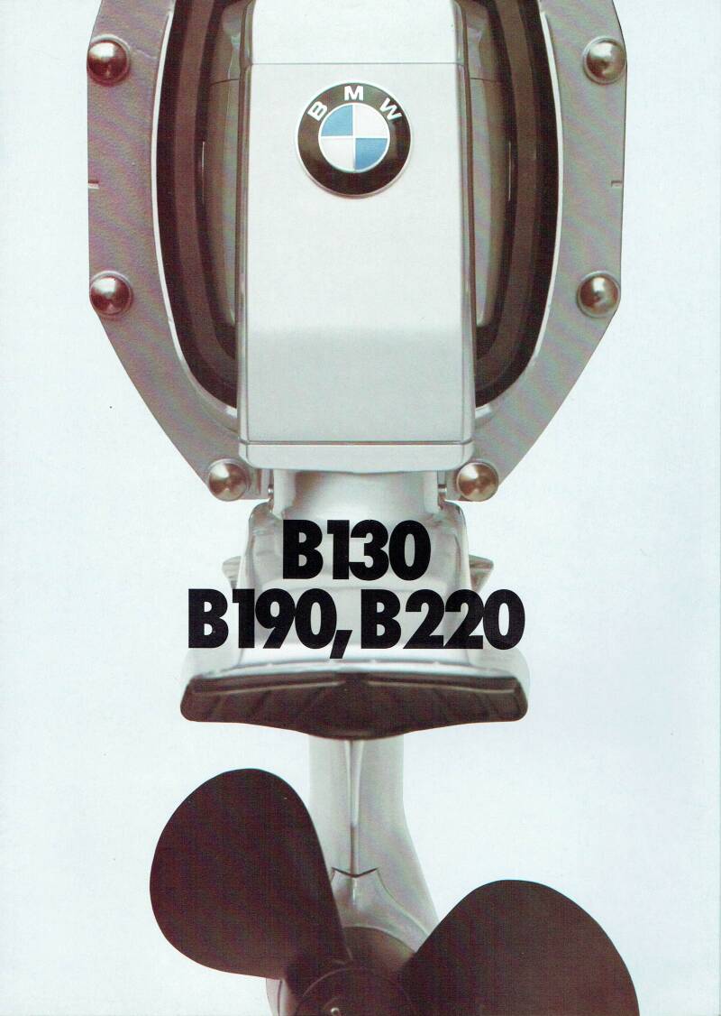 BMW Brochure Marine B130 B190 B220 UK