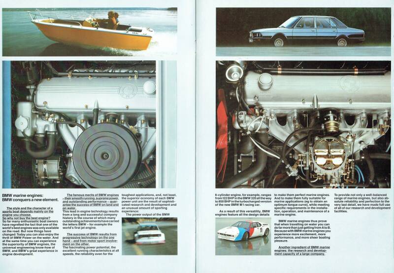 BMW Brochure Marine B130 B190 B220 UK