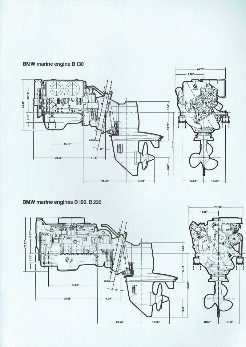 BMW Brochure Marine B130 B190 B220 UK