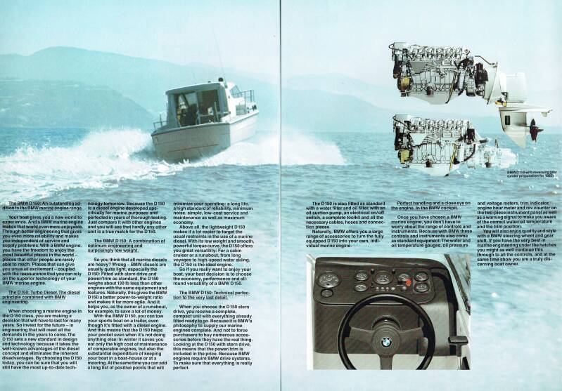 BMW Brochure Marine 1981-08  Nr: 01 812 128 065