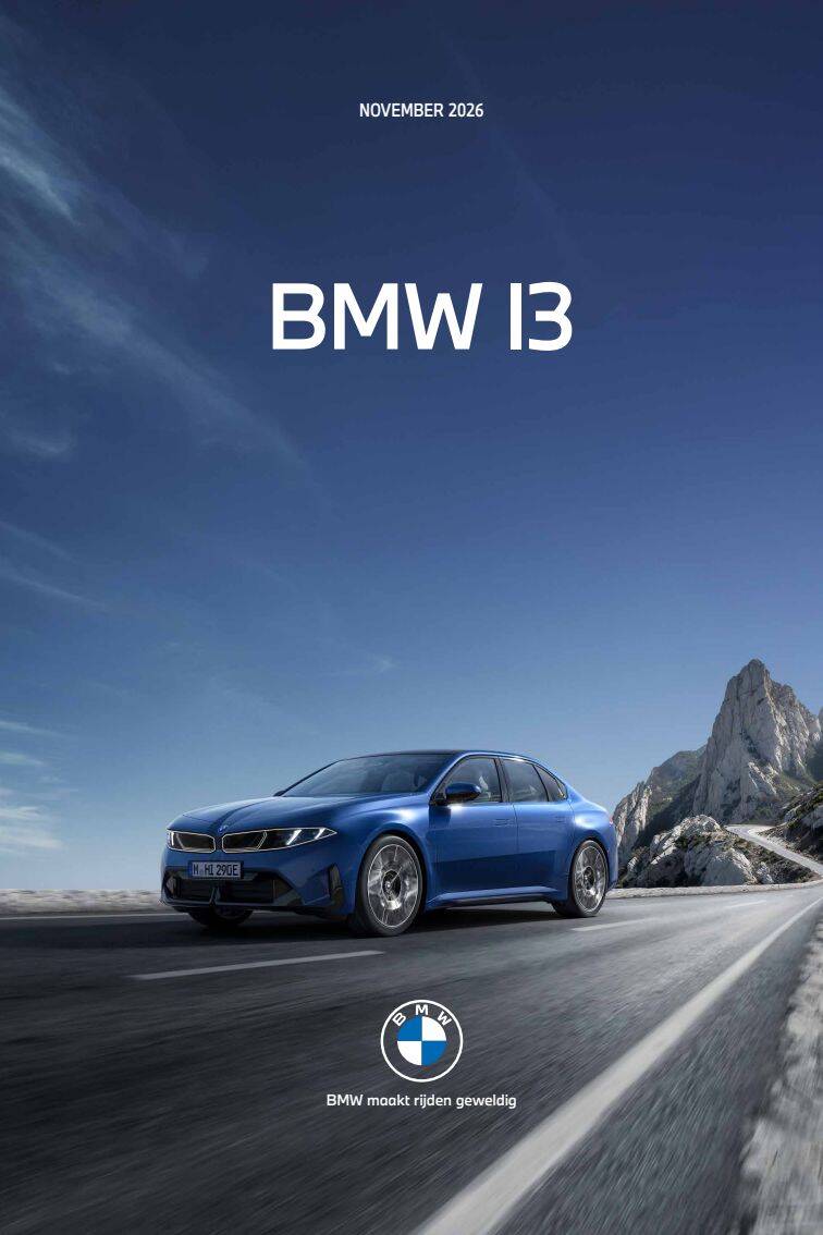 Brochure Catalogus BMW BMW i3  Neue Klasse NA0 2026