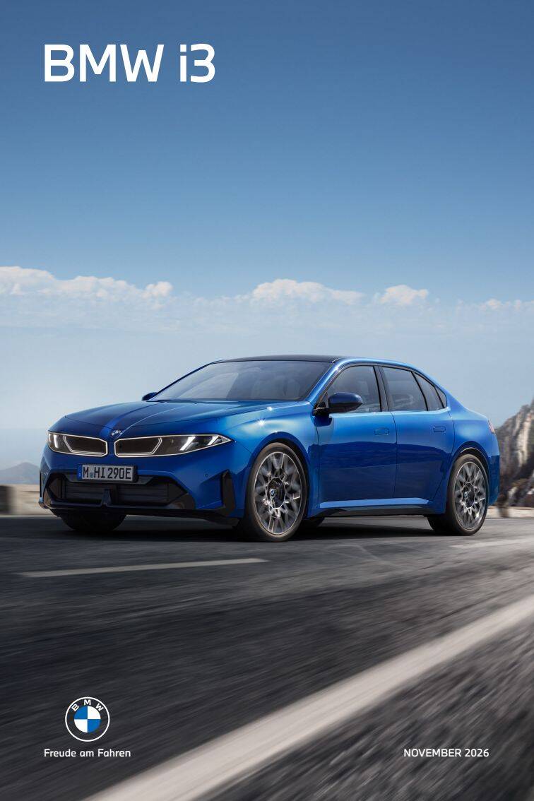 Brochure Catalogus BMW BMW i3  Neue Klasse NA0 2026