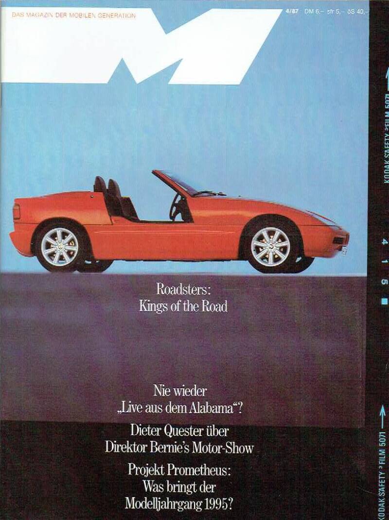 BMW Magazine Z1 Das Magazine der mobilen Generation