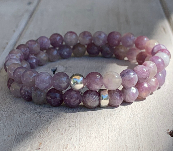 TURMALIN EDELSTEIN ARMBAND | Schmuck-Set | Sterling Silber | FLIEDERDUFT