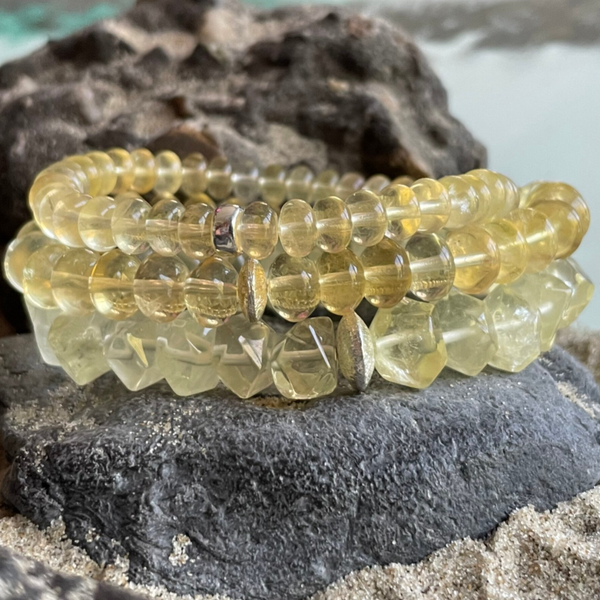 FLUORIT Edelstein Armband | handgefertigter Schmuck aus natürlichen Edelsteinen | 925 Sterling Silber Rondell | 7 mm | KLEINE SONNENBLUME