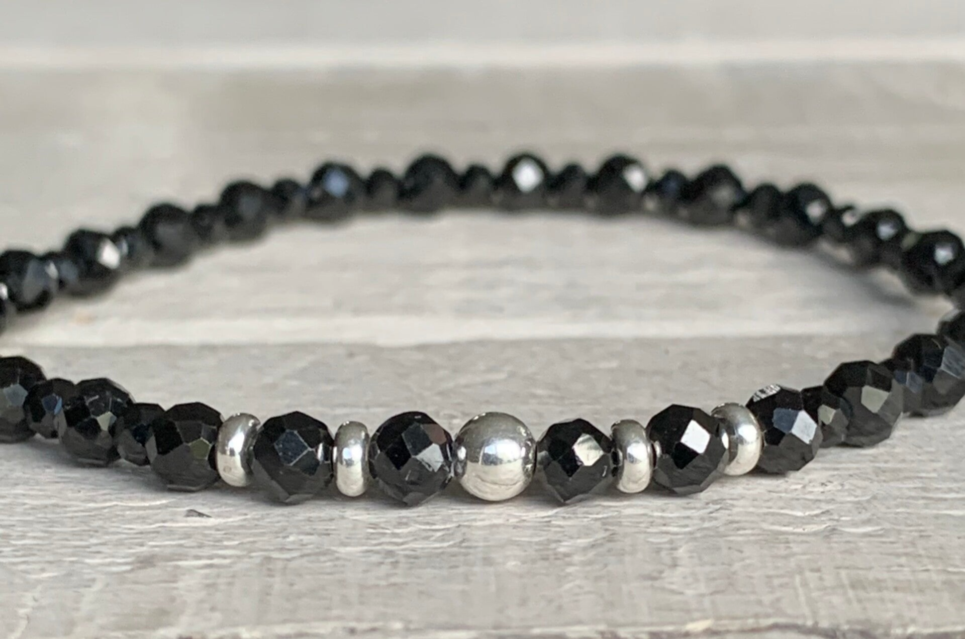 SPINELL Edelstein Armband | 925 Sterling Silber | GLITZERWERK