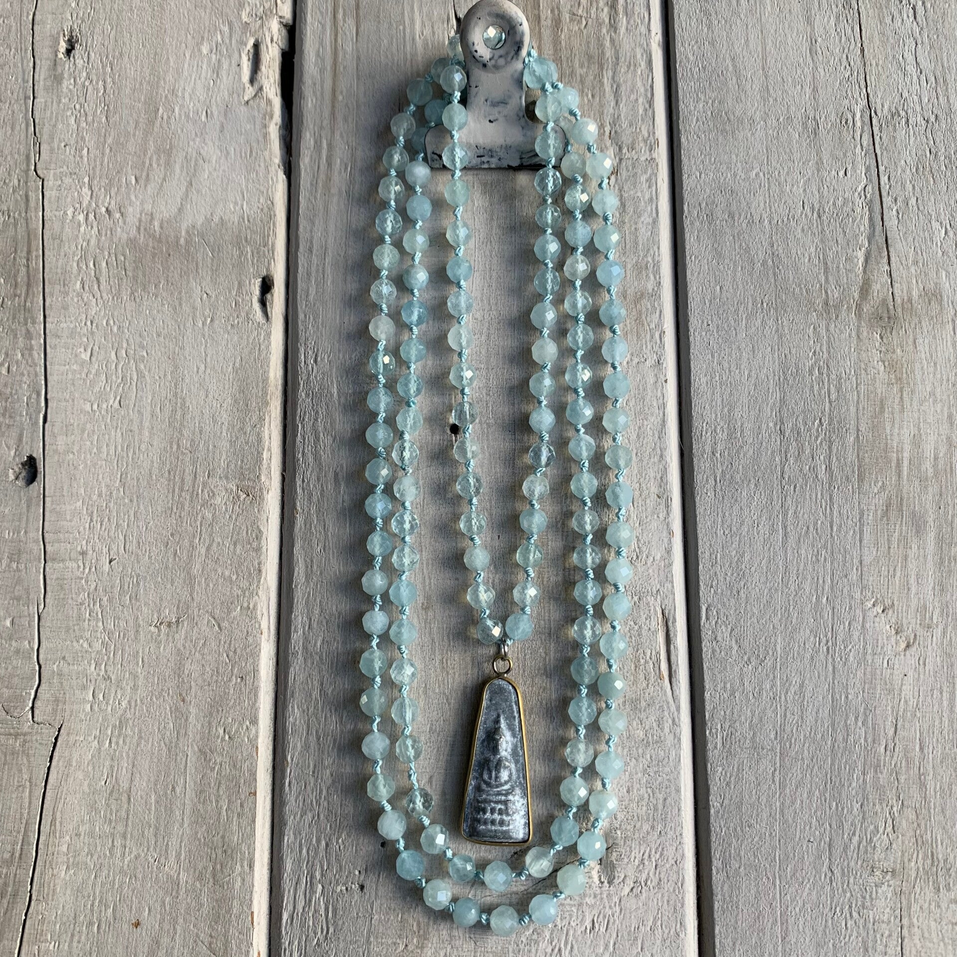 AQUAMARIN Mala Kette | MEERWASSER