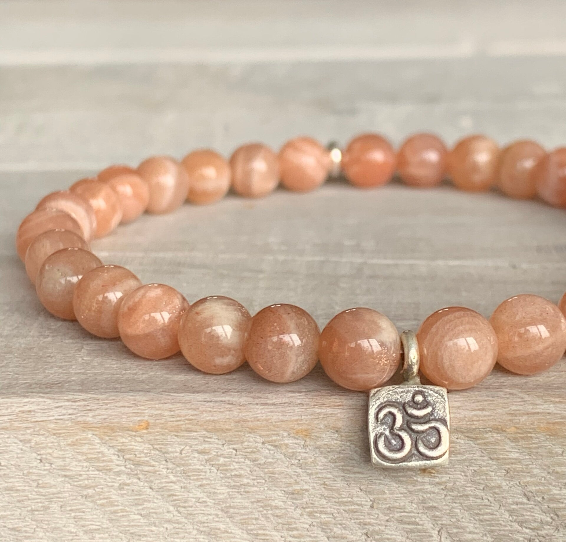 SONNENSTEIN EDELSTEIN ARMBAND | Sterling Silber | SONNENGRUß