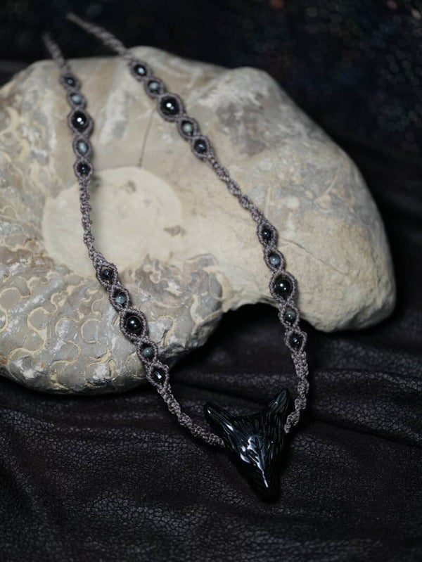 Collier loup "Totem primal"