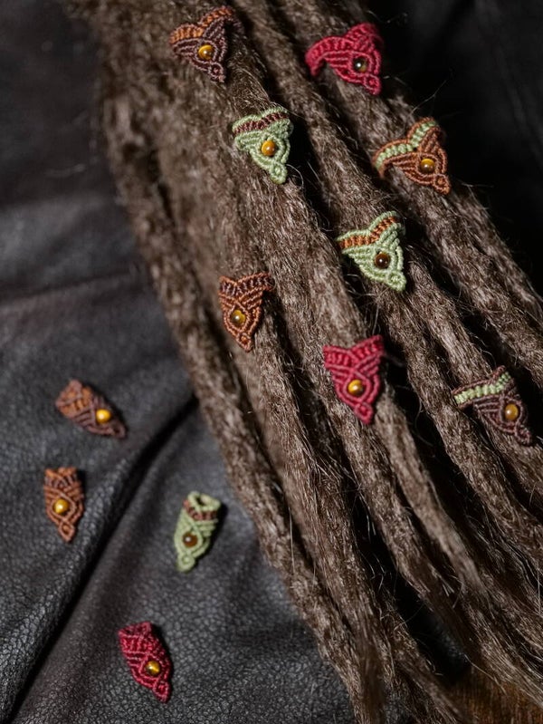 Perles artisanales dreadlocks