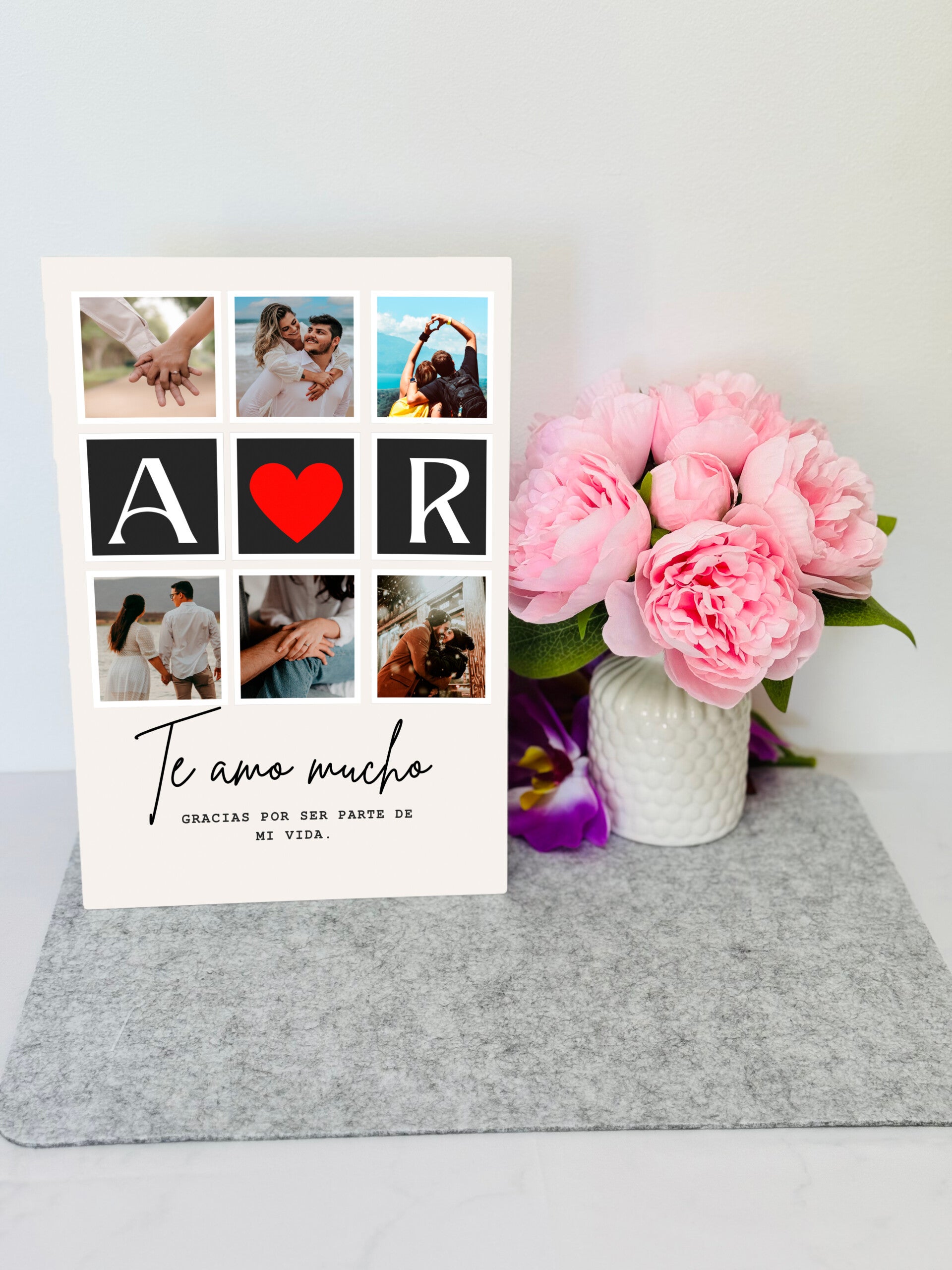 Fotolámina EUPHORIA - Collage Iniciales