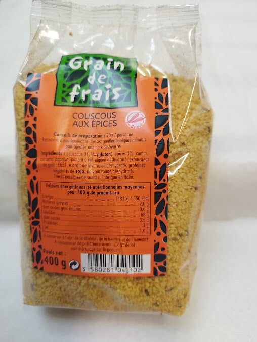 Couscous aux épices 400 gr