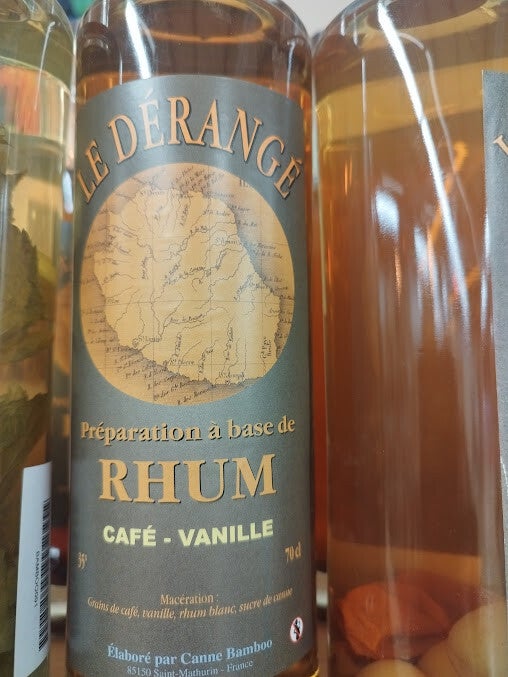 Rhum arrangés café vanille 70 cl