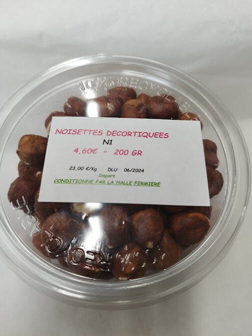 Noisettes décortiqués 200 gr