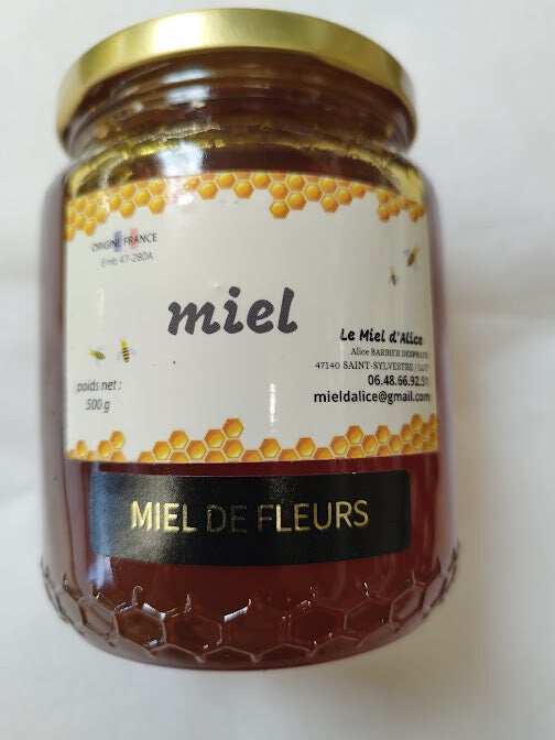 Miel toutes fleurs 500 gr